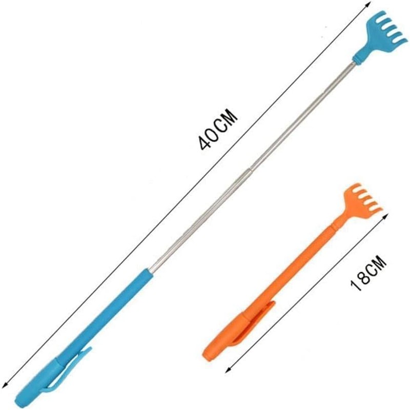 1Pc Random Color Portable Extendable Telescopic Plastic Back Scratchers Hand