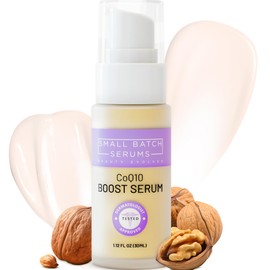 Sérum Facial Iluminador Coq10 Pure Boost - Sérum De Coenzima Q10 Con Ácido Hialurónico Y Vitamina E Para Un Cuidado Antiedad Mejorado De La Piel -... 