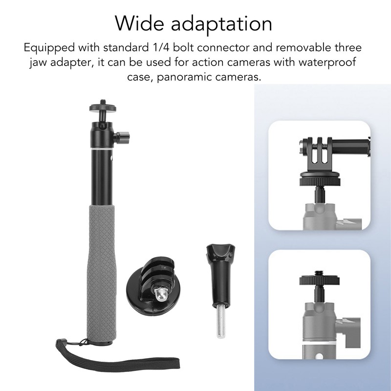 Extension Selfie Stick 360 Degree Rotation Waterproof Aluminum Alloy for