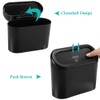 Accmor Car Trash Can with Lid, Mini Auto Dustbin Garbage