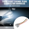 A ABSOPRO Turn Light Signal Plug Connector Harness 90075-60060 for