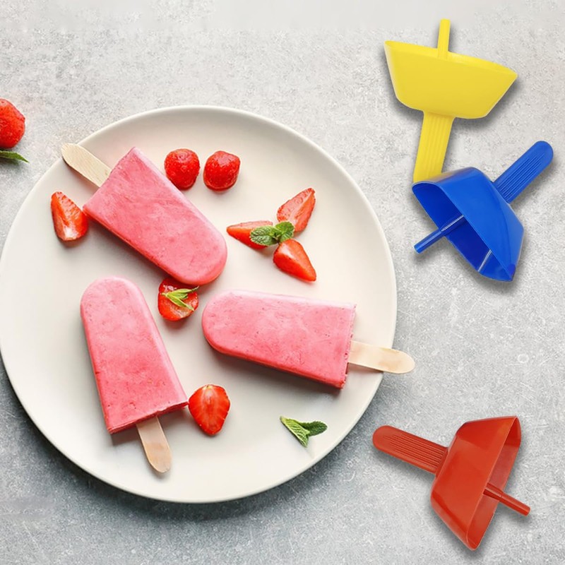 Sonku Popsicle Holders for kids,6 Pack Plastic Popsicle Holders with