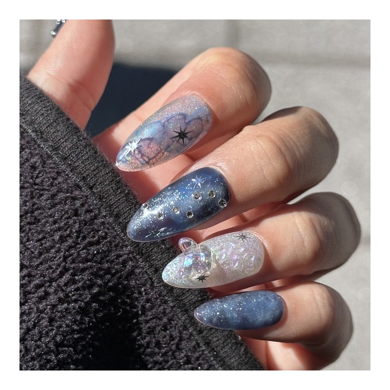 (Guaranteed actual product) Eunha Handmade Nail Tips - Short Oval