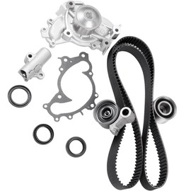 Scitoo Timing Belt Water Pump Kit Fits 2001-2010 Toyota camry Solara Highlander Sienna Lexus RX330 RX400h ES330 Engine 3.0L 3.3L 1MZFE 3MZFE