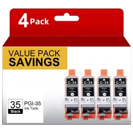 NEXTPAGE PGI-35 Black Ink Cartridges Replacement for Canon 35 36 PGI-35 CLI-36 PGI35 CLI36 Ink Cartridge Work for pixma iP110 iP100 mini260 mini320 tr150 Printer (5-PackBlack)