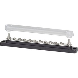 Blue Sea Systems 2312 BUSBAR 150 AMP 20X8-32 W/COVR
