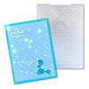 Arbuya Mermaid Scale Plastic Embossing Folders for Card Making Fish