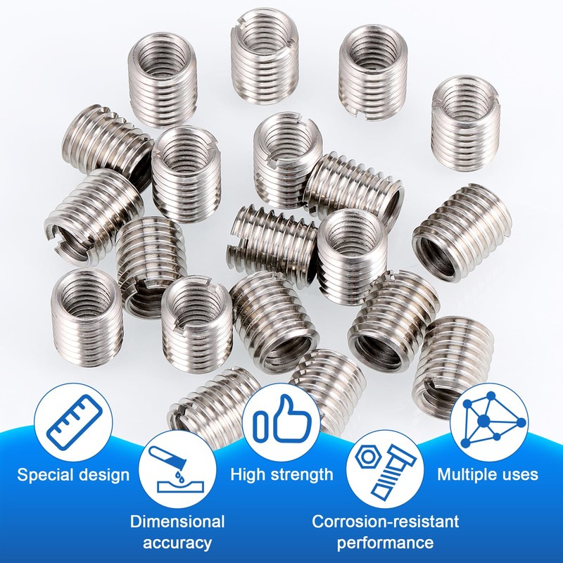 JIZZU M10 to M8 Thread Reducer, Pack of 20, 12