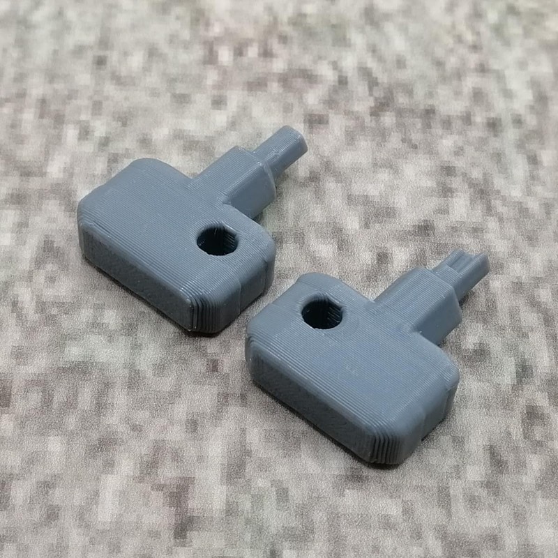 ULEIVA Replacement Key 2 x Grey Compatible with Synology NAS