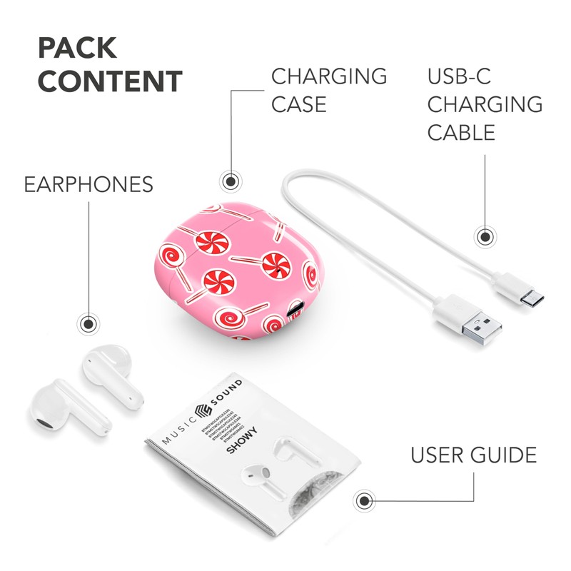 Music Sound - TWS Fantasy Bluetooth Headphones - Capsule Design