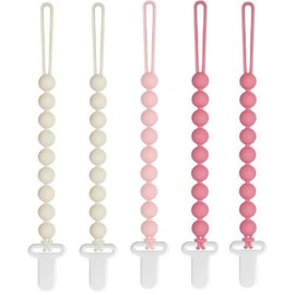 5 Piezas Porta Chupon, Sujetador De Chupon Para Bebe, Porta Chupones Para Bebe,Accesorios Practicos Para Bebes