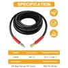 OCPTY Hot Water Pressure Washer Hose 3/8" x 50ft 6000psi
