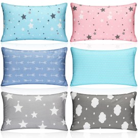 Kigley 12 Pack 6 Pack Mini Pillows for Kids, Daycare, Travel, Nap, Small Soft Breathable Machine Washable Sleeping Pillows for Pet Dog