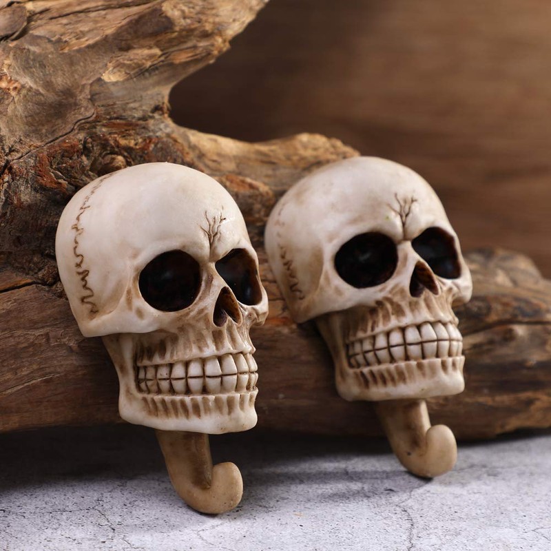 Arola Skull Wall Hooks Key Hooks Decorative Wall Mount Key