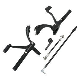 FENGREN Motorcycle Black Forward Controls Complete Kit Pegs Levers Linkages for Harley 2014-2022 Sportster XL 883 1200 Forty Eight XL883/C/N/L/R, XL1200C/R/L/N/X