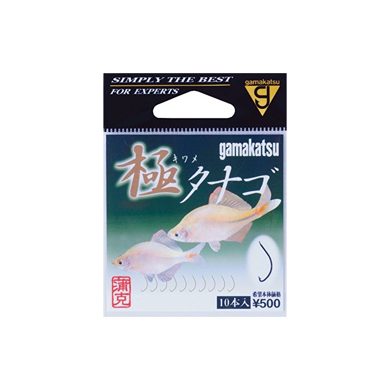 Gamakatsu KIWAME TANAGO Hook with 3cm Tetoron #100 5pcs