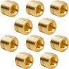 10PCS 1/4" NPT Male Pipe Plug Fitting Set,Tools and Home