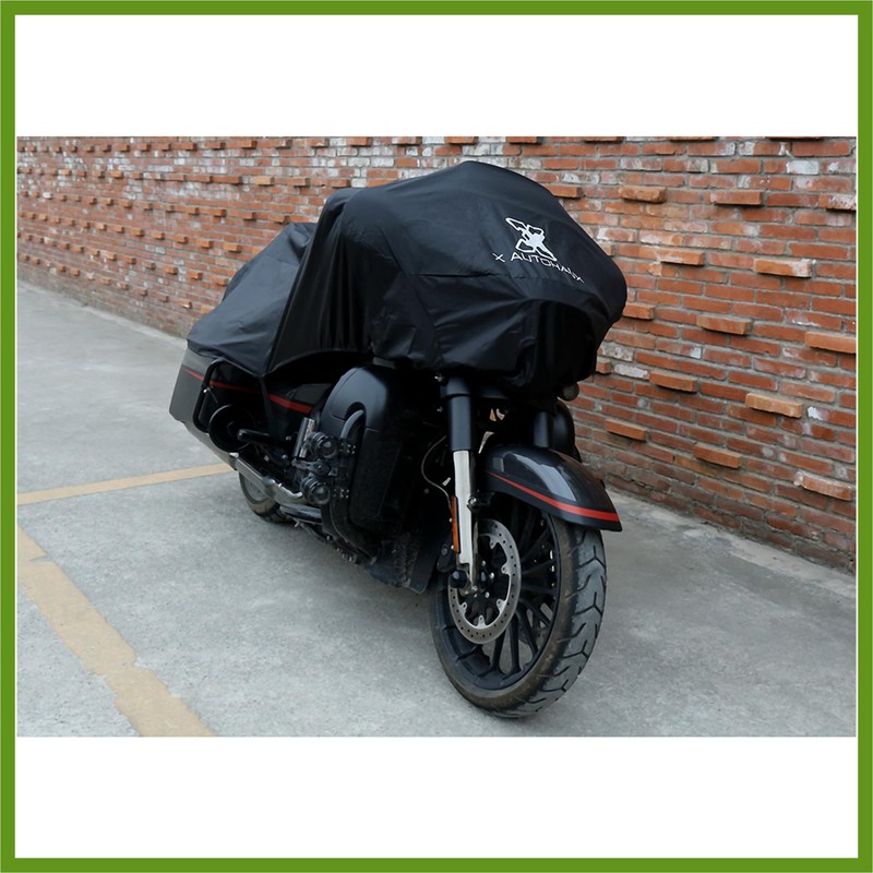 HOPESPANNER Motorcycle Cover Lightweight Half Cover Outdoor Waterproof Rain Dust