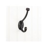 Elements YD60-550DBAC Double Wall Mount Decorative Hook, Brushed Oil Rubbed