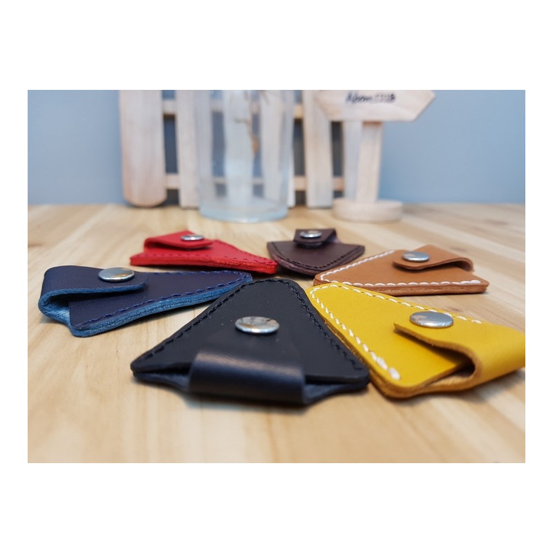 Above Leather Nipper Case Nail Art - Navy / 어보브