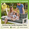Oxford Fabric Swing Cushions with Backrest & Tie Straps for