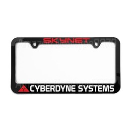 License Plate Frame, Cyberdyne Systems Skynet, Tag Cover, Car Frame, Auto Accessories, Cool Decoration, for USA & Canada License Plate Frame
