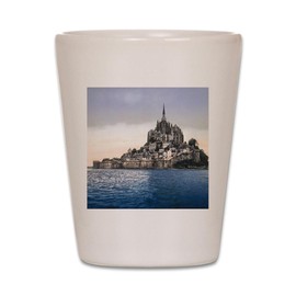 CafePress LE MONT ST MICHEL 2 Unique and Funny Shot Glass