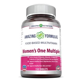 Amazing Formulas Womens One Multiple 150 Tabletas  Suplemento Diettico Multivitamnico Completo para Mujeres, Apoya la Salud sea, Salud Inmunolgica,...