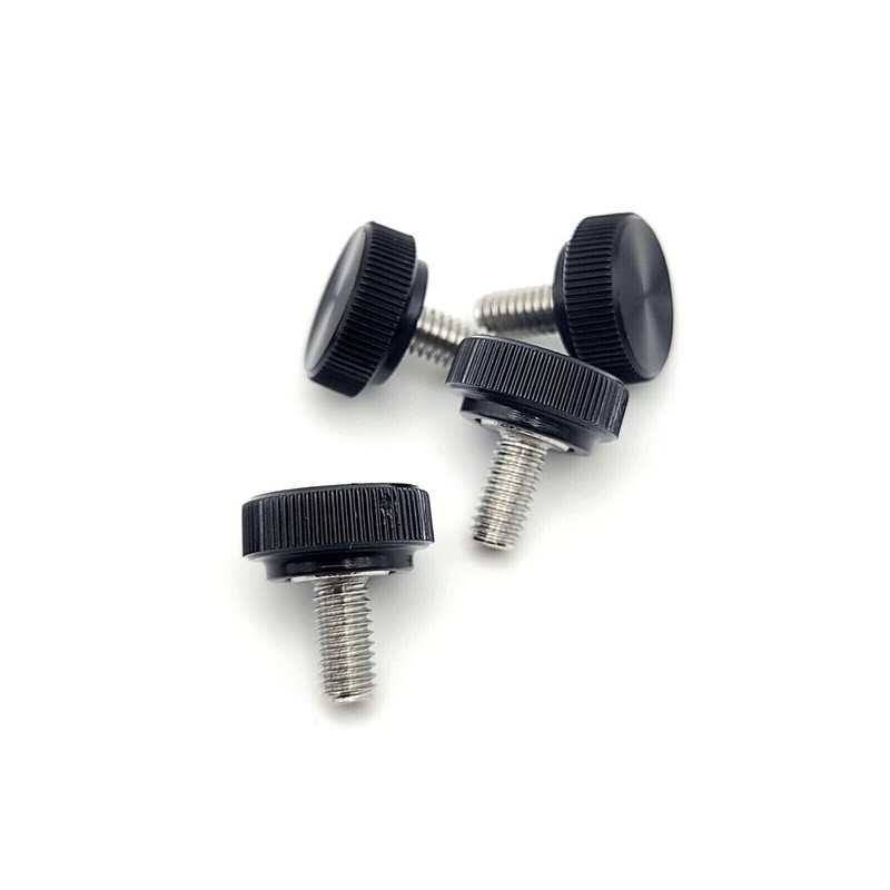 M4 Light Saber Retention Screws Black Knurled Thumb Screw Bolt