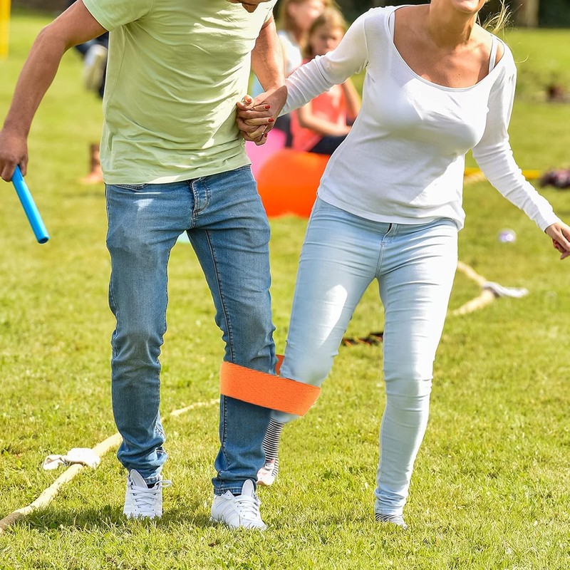 Three Legged Race Durable Firm Elastic Tie Rope,3 Legged Race