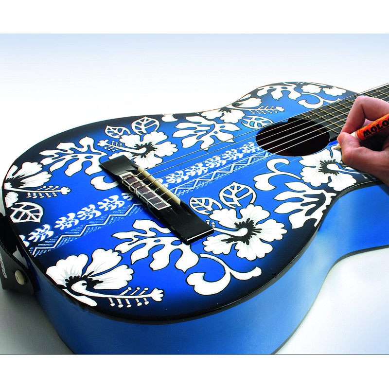 MOLOTOW ONE4ALL Acrylic Paint Marker, 2mm, Shock Blue, 1 Each