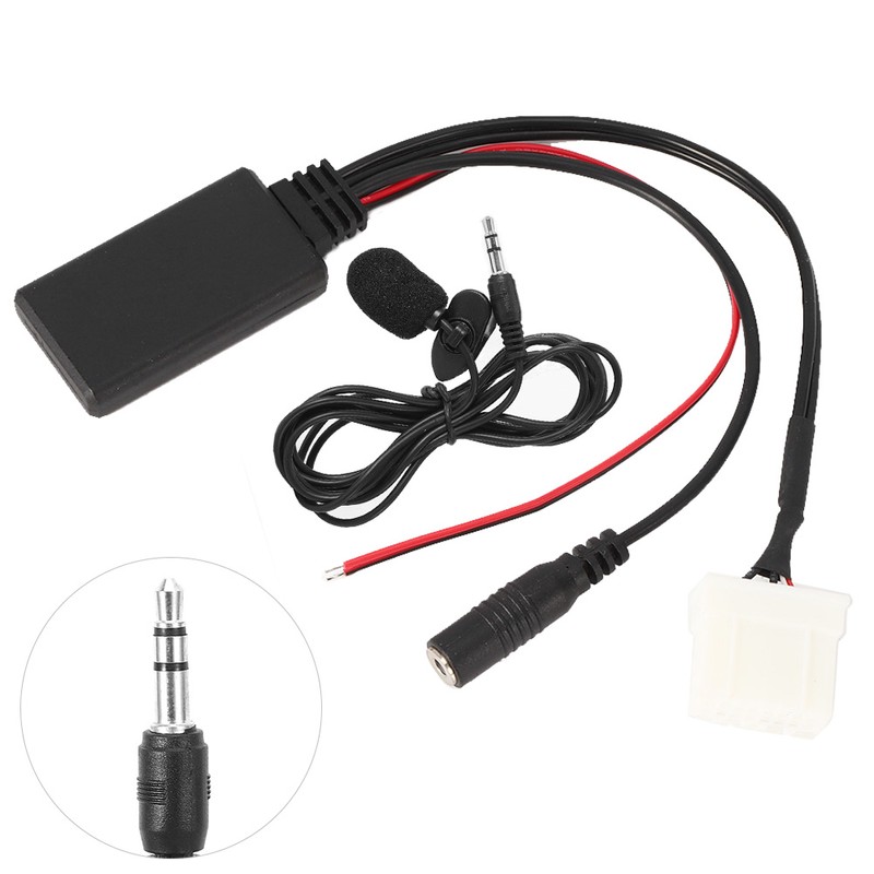 AUXin Cable Adapter Car Bluetooth 5.0 Microphone Fit for Mazda