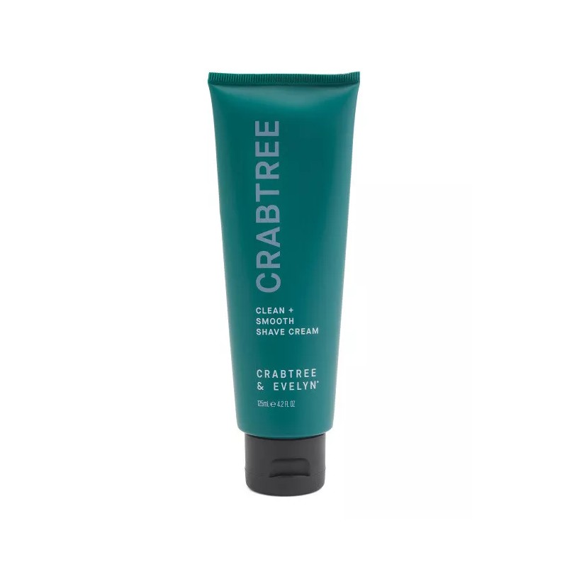 CRABTREE CLEAN+SMOOTH SHAVE CREAM CRABTREE &EVELYN 4.2FLOZ