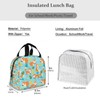 Majoug Fox - Bolsa de almuerzo portátil para mujer, impermeable,
