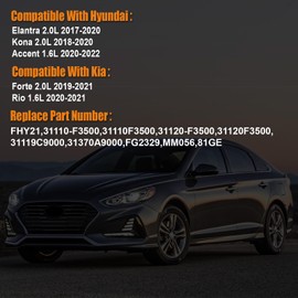 2017-2022 Fuel Pump Assembly Compatible for Hyundai Elantra 2.0L 2017-2020, Kona 2.0L 2018-2020, Accent 1.6L 2020-2022, for Kia Forte 2.0L 2019-2021, Rio 1.6L 2020-2021, Replace 31110-F3500