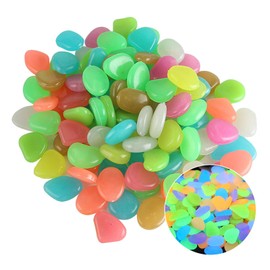 Samcos Luminous Stone, Luminous Stone, Aquarium, Luminous Stone, Decorative Stone, Home Use, DIY, Tools, Bottom Sand, Gravel, Aquarium Supplies, Colorful Aquarium Ornamental Stone, For Appreciation