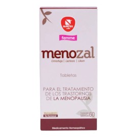 Suplemento Menozal 60 Tabs Apoyo Reduce Síntomas Menopausia
