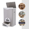 TITIDU Auto Rice Dispenser Rice Storage Container Stainless Steel Rice
