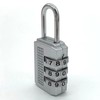 3-Digit Dial Combination Padlock Silver Small Dial Padlock 3ea