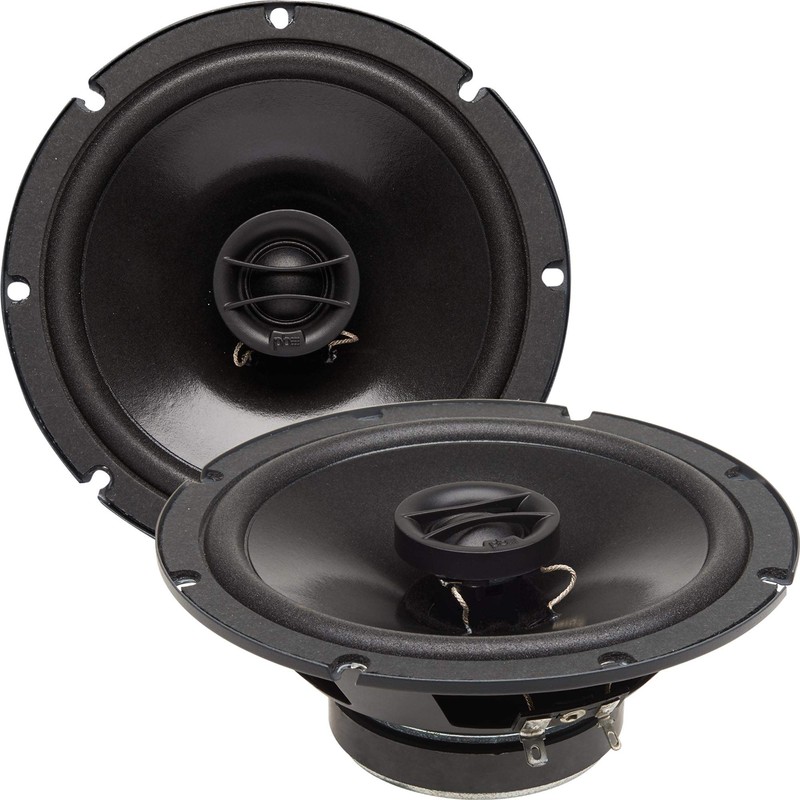 PowerBass Two Pairs of S-6502 6.5" OEM Replacement Coaxial Speakers