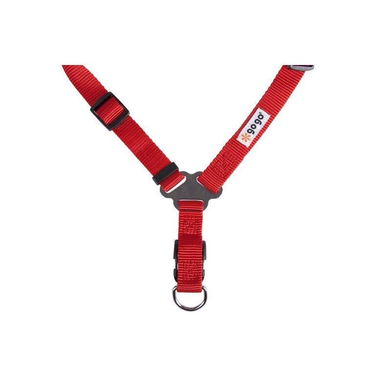GoGo Pet Products Comfy Nylon 5/8-Inch Adjustable Easy Pet Harness,