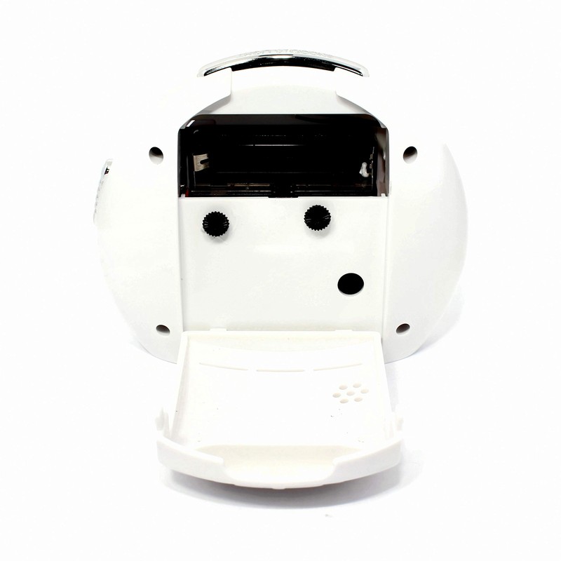 Atlanta 1967-0 Children's Alarm Clock without Ticking Analogue White, White,