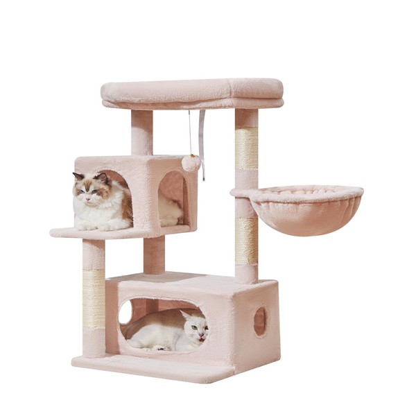 Taoqimiao Cat Tree,38-Inch Cat Tower for Indoor Cats,2 Luxurious cat