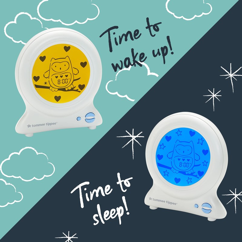 Tommee Tippee Groclock Sleep Trainer Clock |Alarm Clock and Nightlight