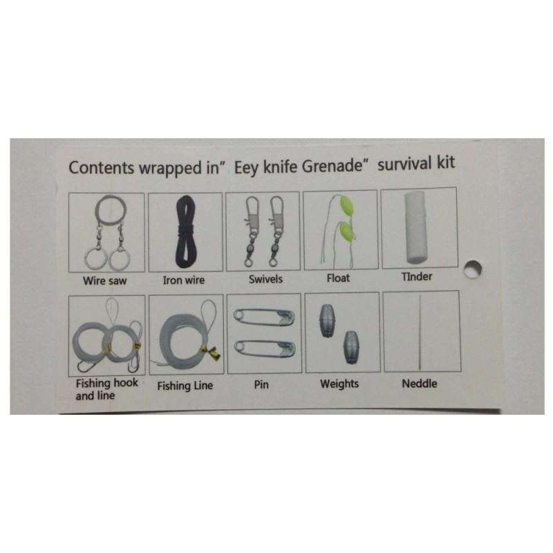 Unbranded Fishing Emergency Kits with Compass