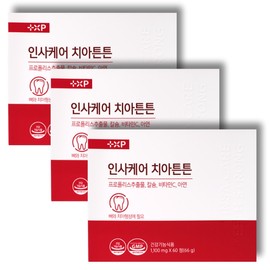 Insa Care Teeth Stronger Dental Health Propolis Calcium Nutrient (3 for about 1 month) Insa Care (3 of 60 tablets) (5% discount) / 인사케어 치아튼튼 치아건강 프로폴리스 칼슘영양제(약1달분 3개) 인사케어 (60정 3개) (5% 할인)