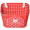 Bike Fashion Lillebi Handlebar Basket, Red, 35 x 27 x