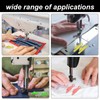 90 Pcs Automatic Needle Threaders for Sewing Machine, Fish Mouth