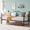 VECELO Twin Size Daybed Frame Metal Steel Slat Support with