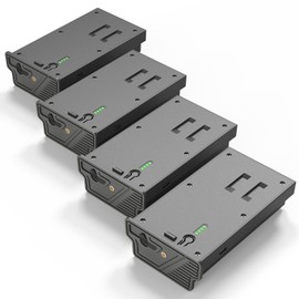 4PCS New Reveal Lithium Battery Pack for Reveal Camera Enhanced Solar Charging Battery Compatible with Reveal Hunting Trail Camera Reveal Ultra, X Gen 3.0, Pro 3.0, X, X Pro, X Gen 2.0, XB, SK